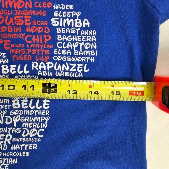 Disney Minnie Mouse Blue T-Shirt Personalized with HANNAH Women's S - Picture 4 of 7